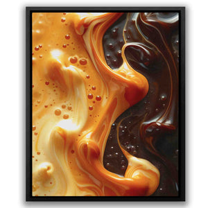 Caramel Swirl - Luxury Wall Art