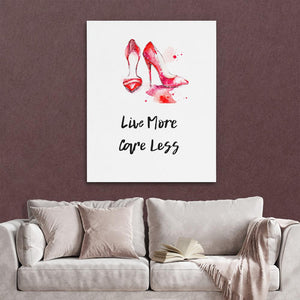 Care Less - Luxury Wall Art