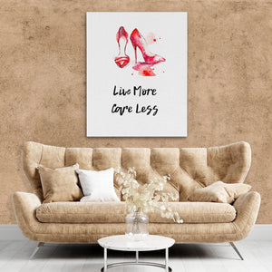 Care Less - Luxury Wall Art