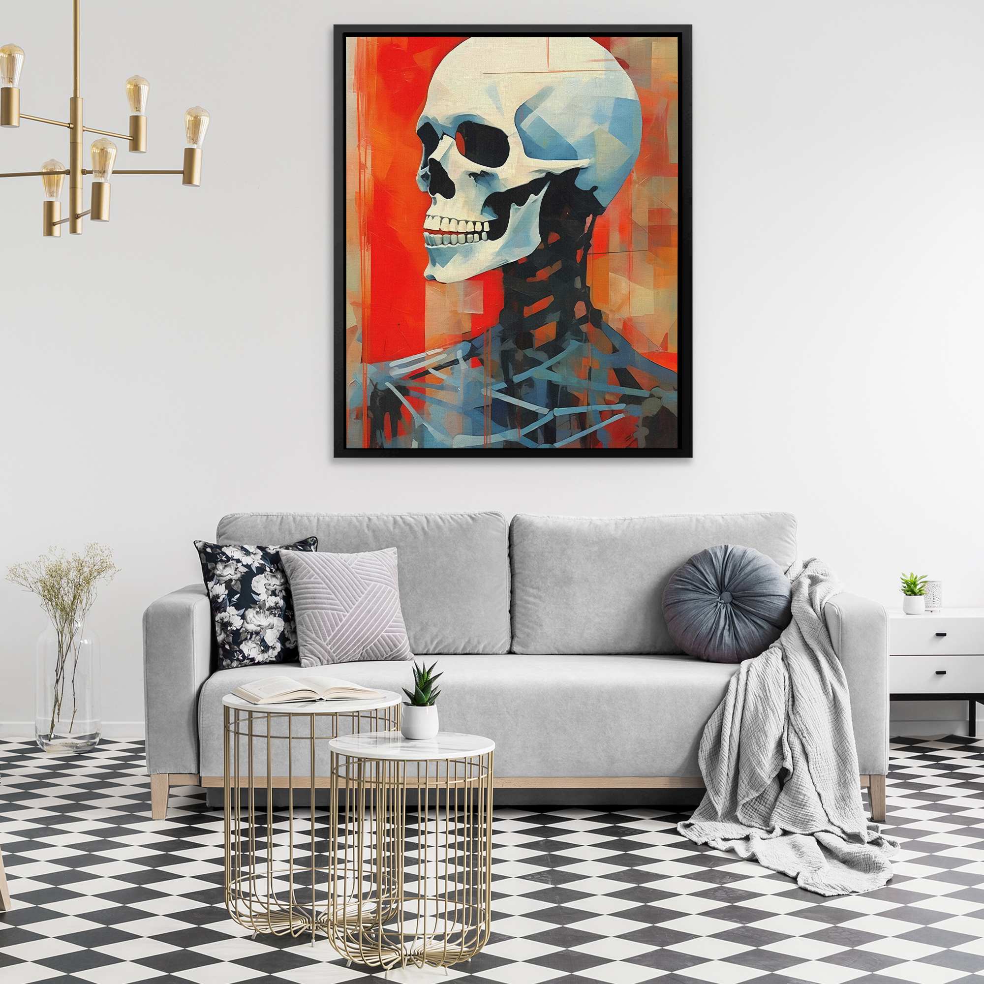 Carmine Bones - Luxury Wall Art