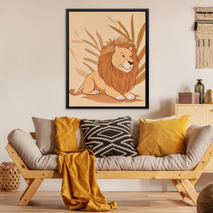 Cartoon Lion - Luxury Wall Art