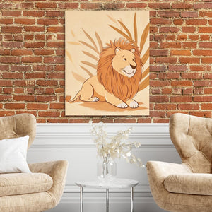 Cartoon Lion - Luxury Wall Art