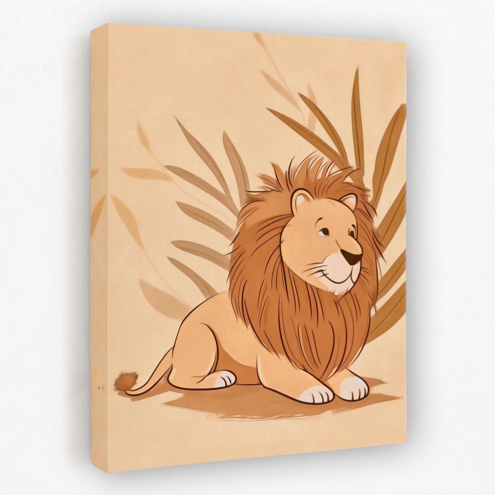 Cartoon Lion - Luxury Wall Art