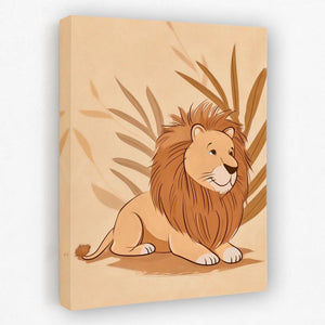 Cartoon Lion - Luxury Wall Art