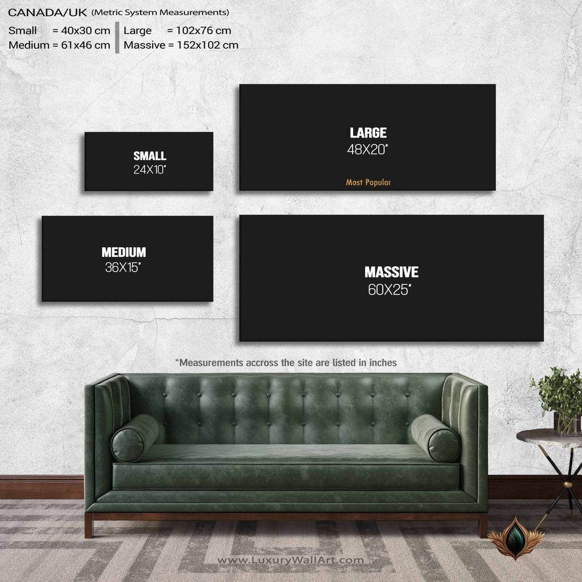 Cash King $100 Bill - Oversized Entrepreneur Canvas Wall Art