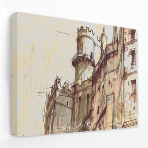 Castle Doodle - Luxury Wall Art