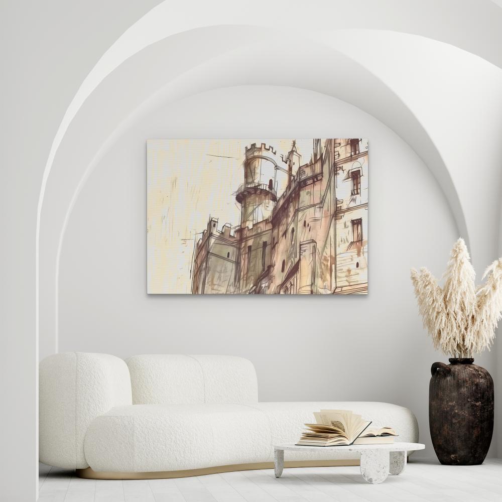 Castle Doodle - Luxury Wall Art