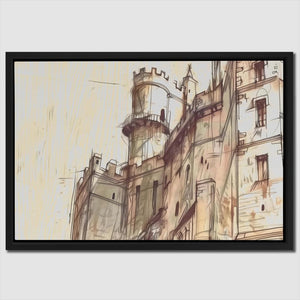 Castle Doodle - Luxury Wall Art