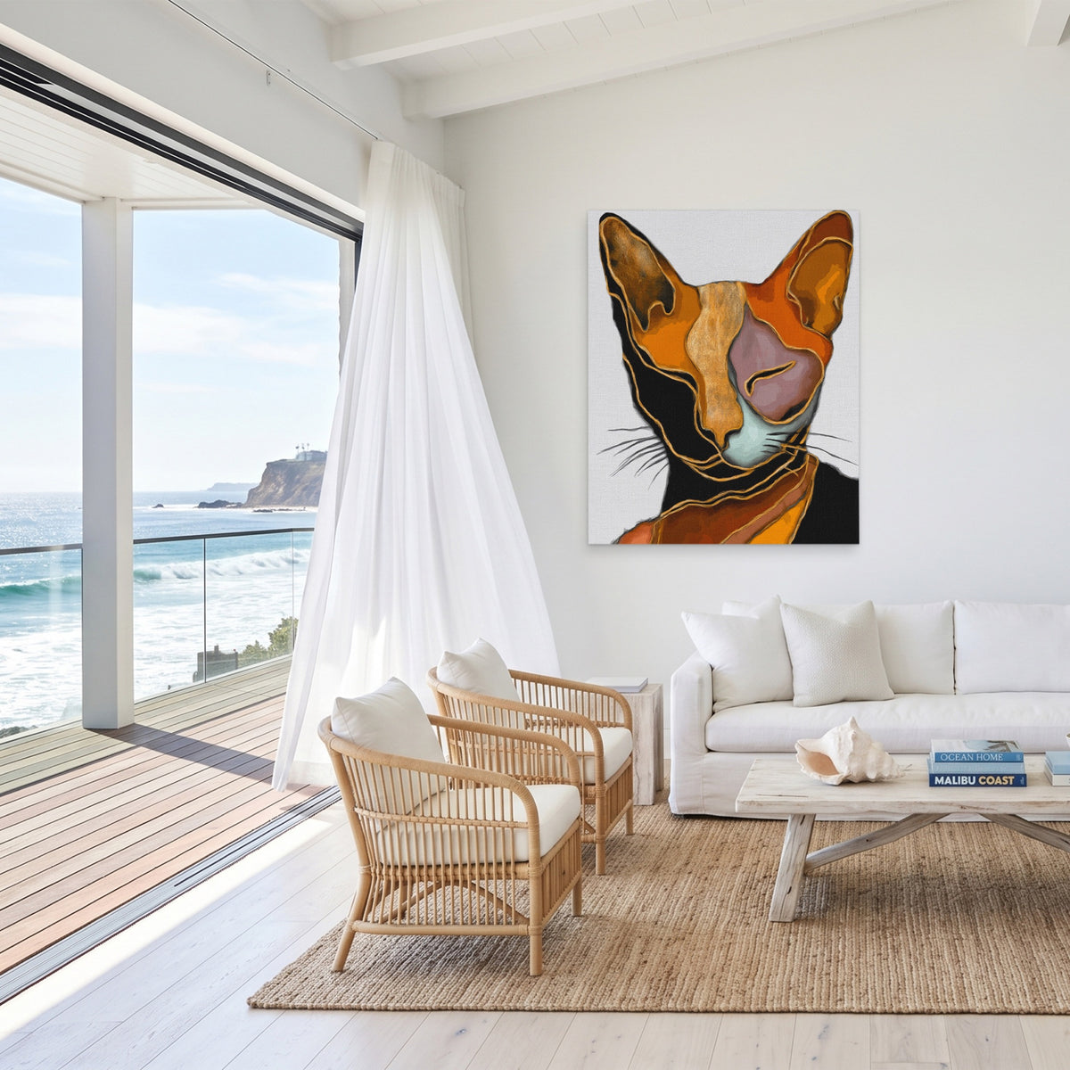 Cat Geometric Planes — Cat Geometric Planes Malibu Beach Port 165