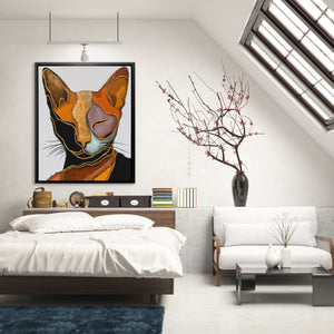 Cat Geometric Planes — Cat Geometric Planes Lighted Room 145