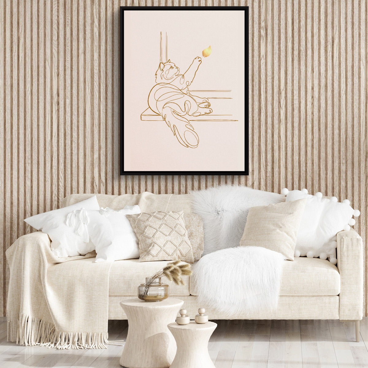 Cat Golden Reach — cat golden reach sq boujie couch 1port framed black
