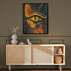 Cat in Amber - Luxury Wall Art