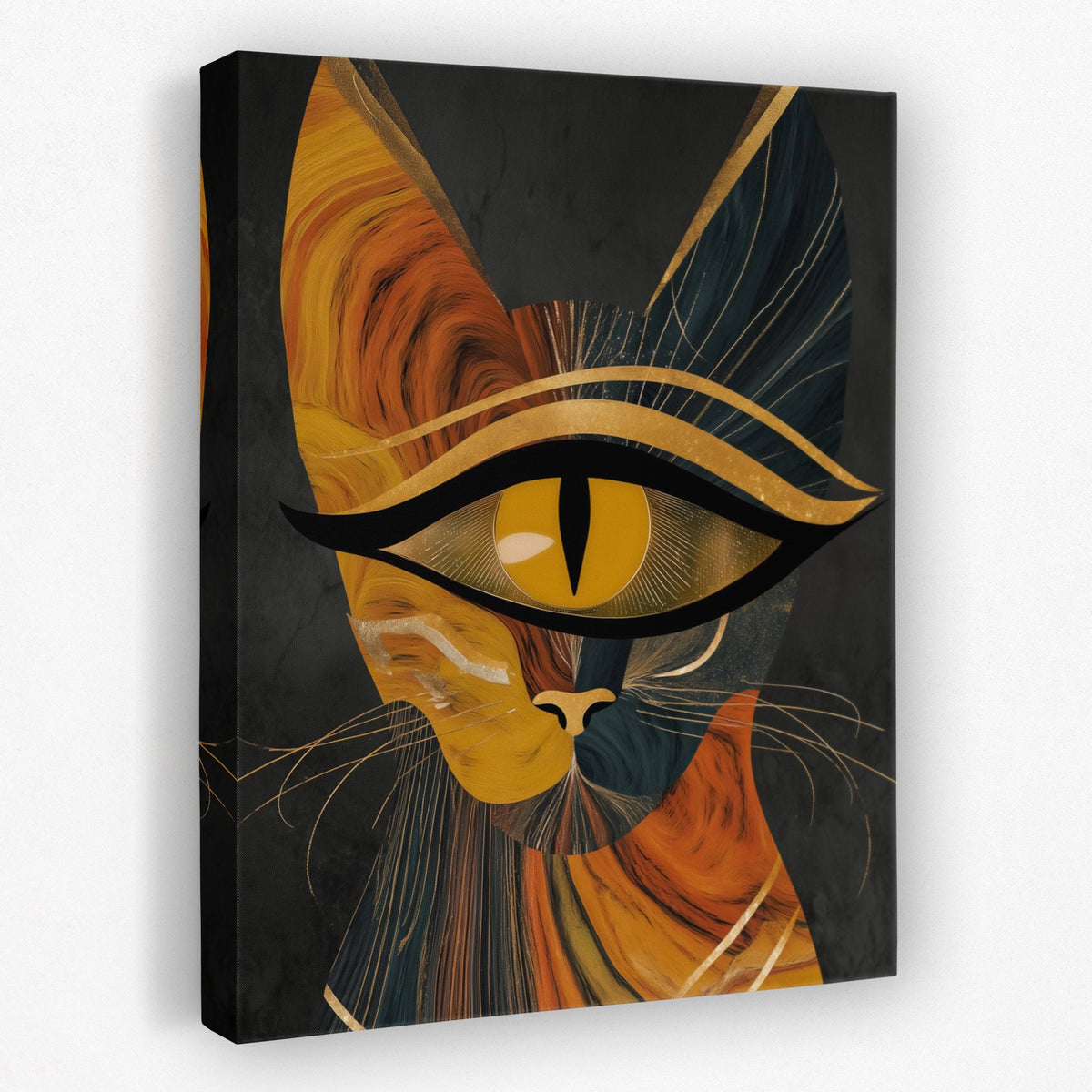 Cat in Amber - Luxury Wall Art