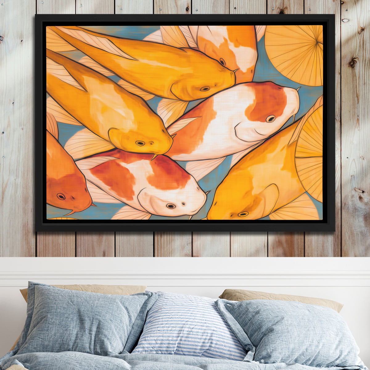 Cat Piercing Stare — Cat Piercing Stare Bed 2 Wood Panel 6