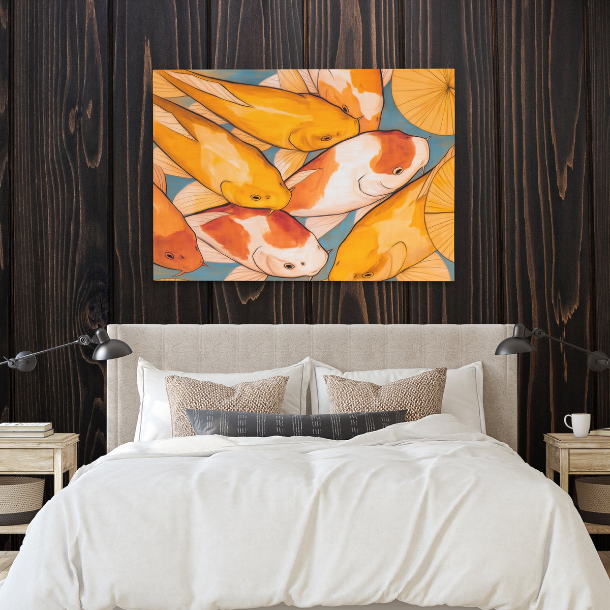Cat Piercing Stare — Cat Piercing Stare Bedroom with Wood Walls 24