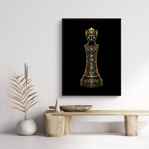 Cat Queen Regal — cat queen regal sq bench rock 1port framed black