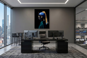 Cat with a Pearl Earring - Luxury Wall Art