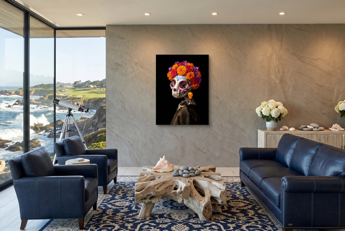 Catrina's Earring — catrina's earring living room with ocean view 1port flush print