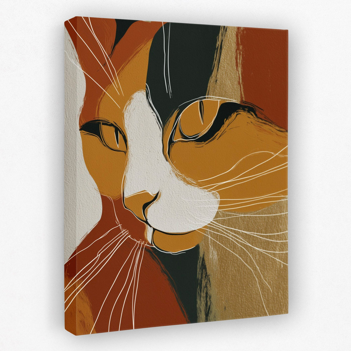 Cat's Autumn Fire - Luxury Wall Art