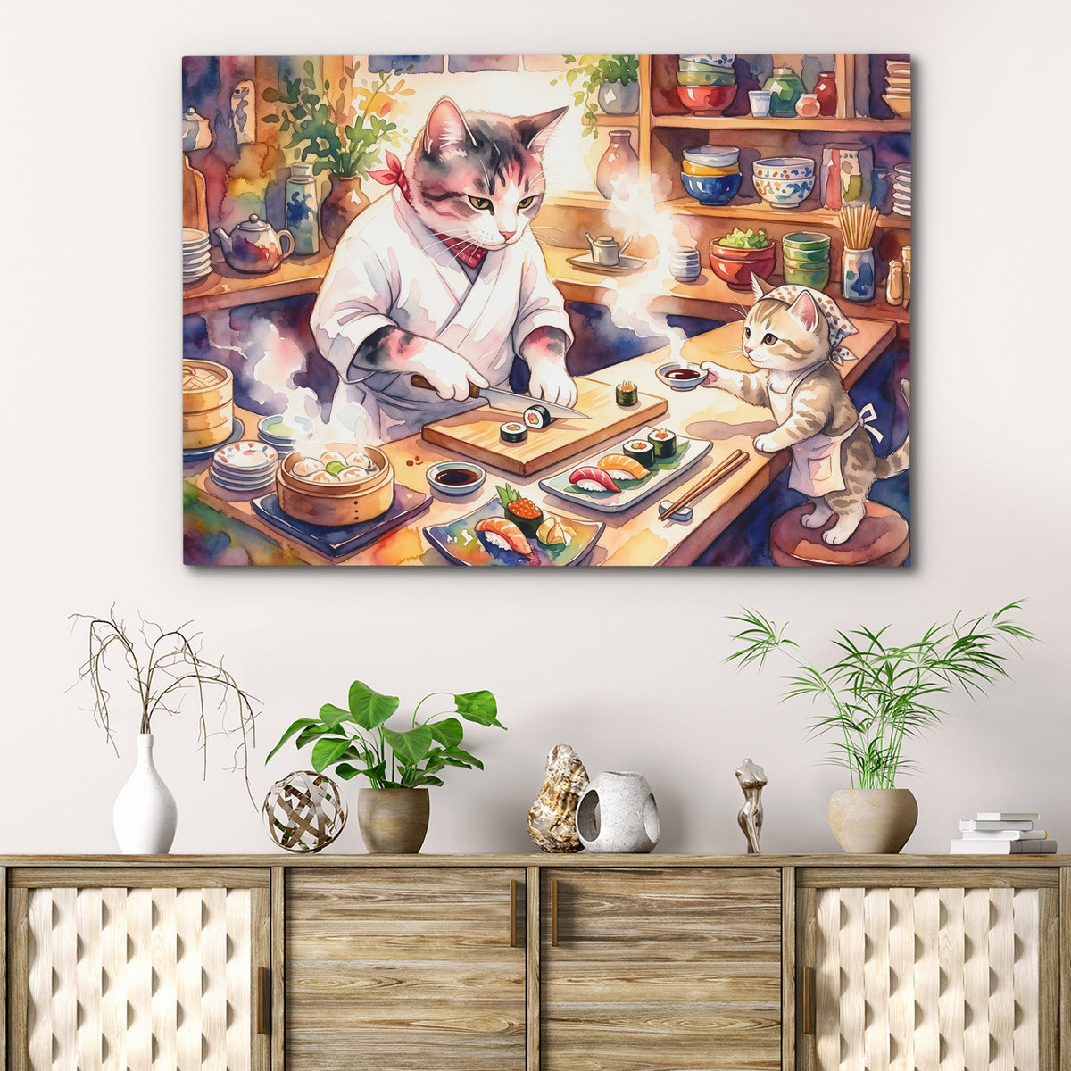 Cats Culinary Moment — Cats Culinary Moment Beach Cabinet 30