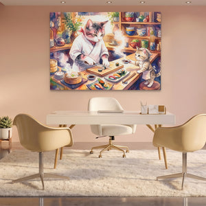 Cats Culinary Moment — Cats Culinary Moment Pink Office Land 142