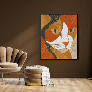 Cat's Golden Hour - Luxury Wall Art