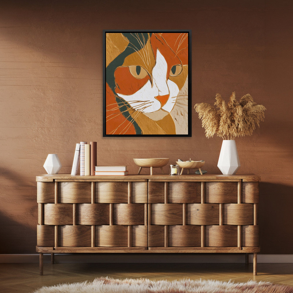 Cat's Golden Hour - Luxury Wall Art