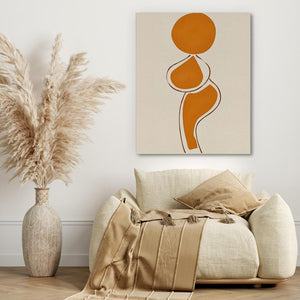 Thick Beauty Modern Illustration - Luxury Wall Art 