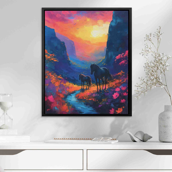 Celestial Cascade in a room