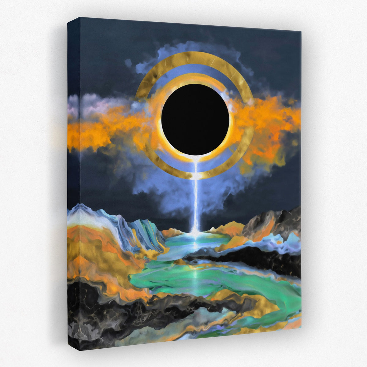 Celestial Eclipse Realm - Luxury Wall Art