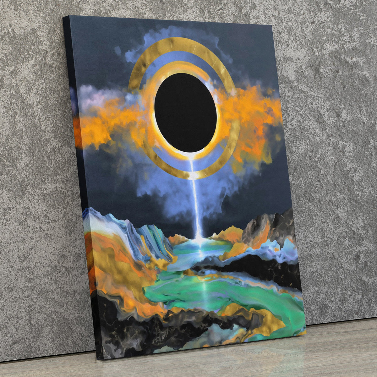 Celestial Eclipse Realm - Luxury Wall Art