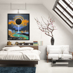 Celestial Eclipse Realm - Luxury Wall Art