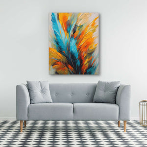 Celestial Feathers - Luxury Wall Art