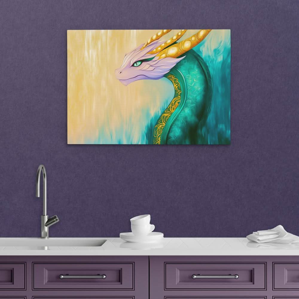 Celestial Guardian Dragon - Luxury Wall Art