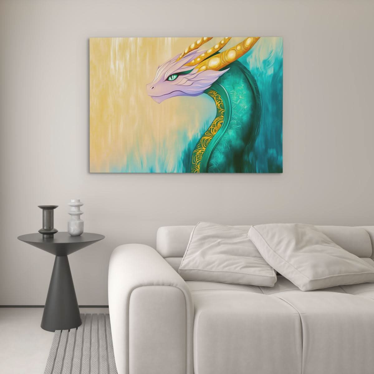 Celestial Guardian Dragon - Luxury Wall Art