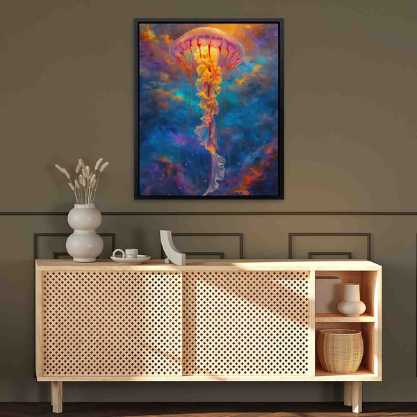 Celestial Jellyfish in a room