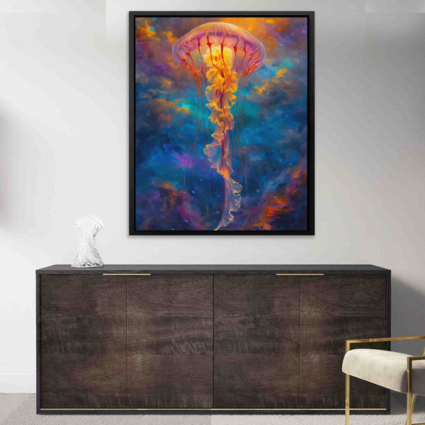 Celestial Jellyfish in a room