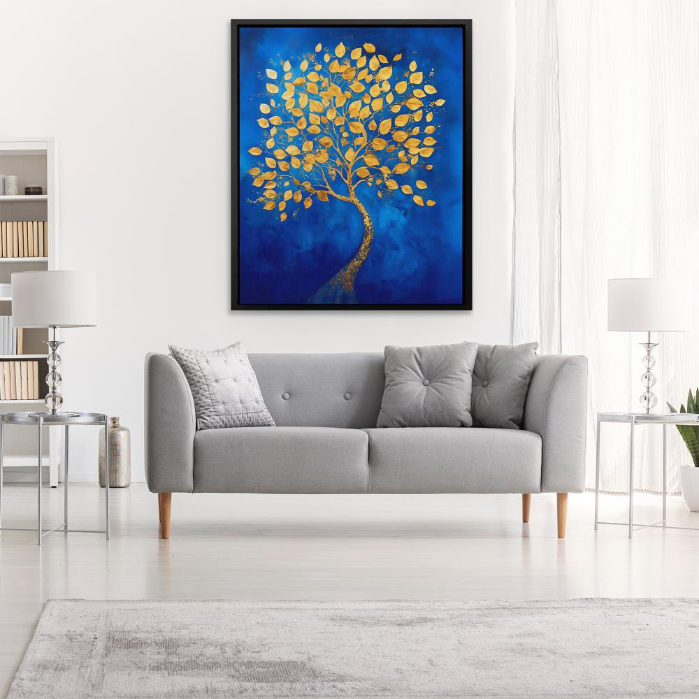 Celestial Leaves - Luxury Wall Art