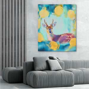 Celestial Rest - Nature Wall Art in Black Frame