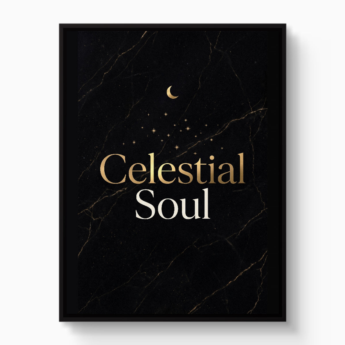Celestial Soul — celestial soul white studio framed black