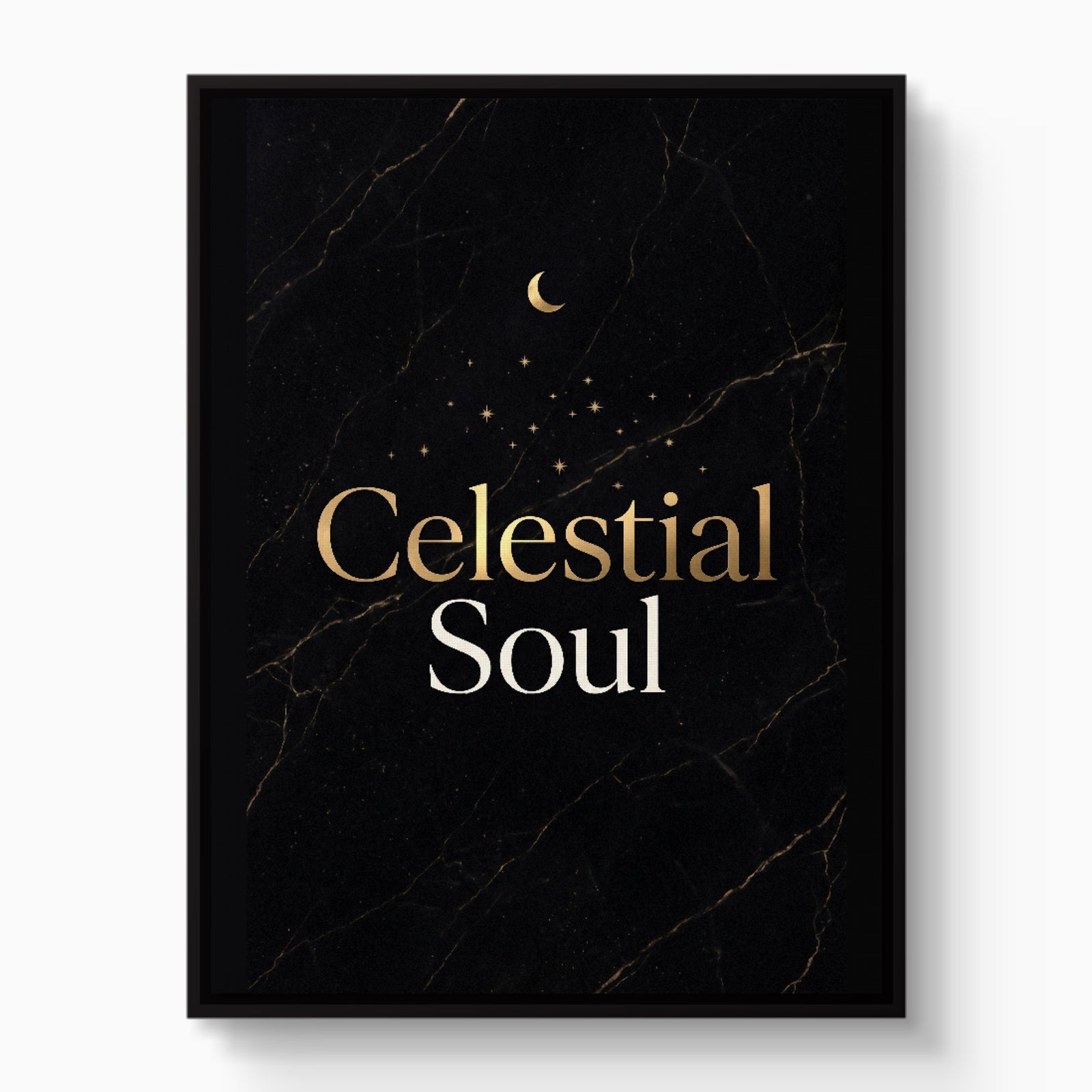 Celestial Soul — celestial soul white studio framed black