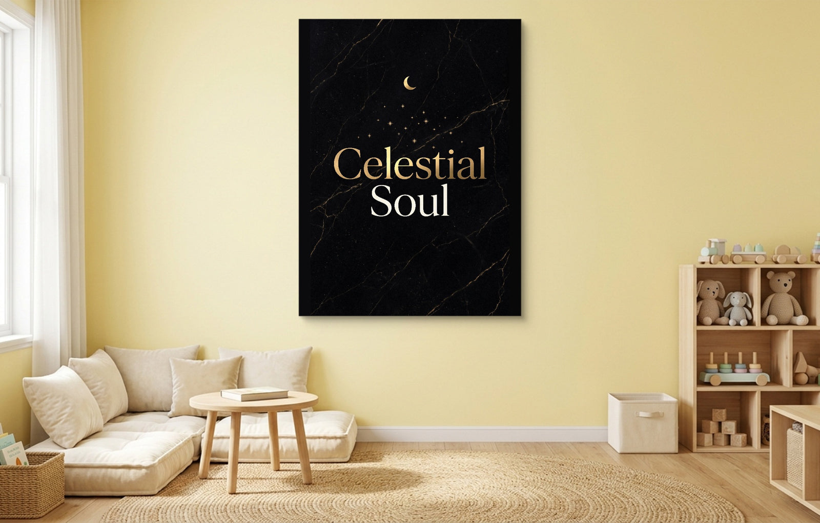 Celestial Soul — celestial soul white studio framed black