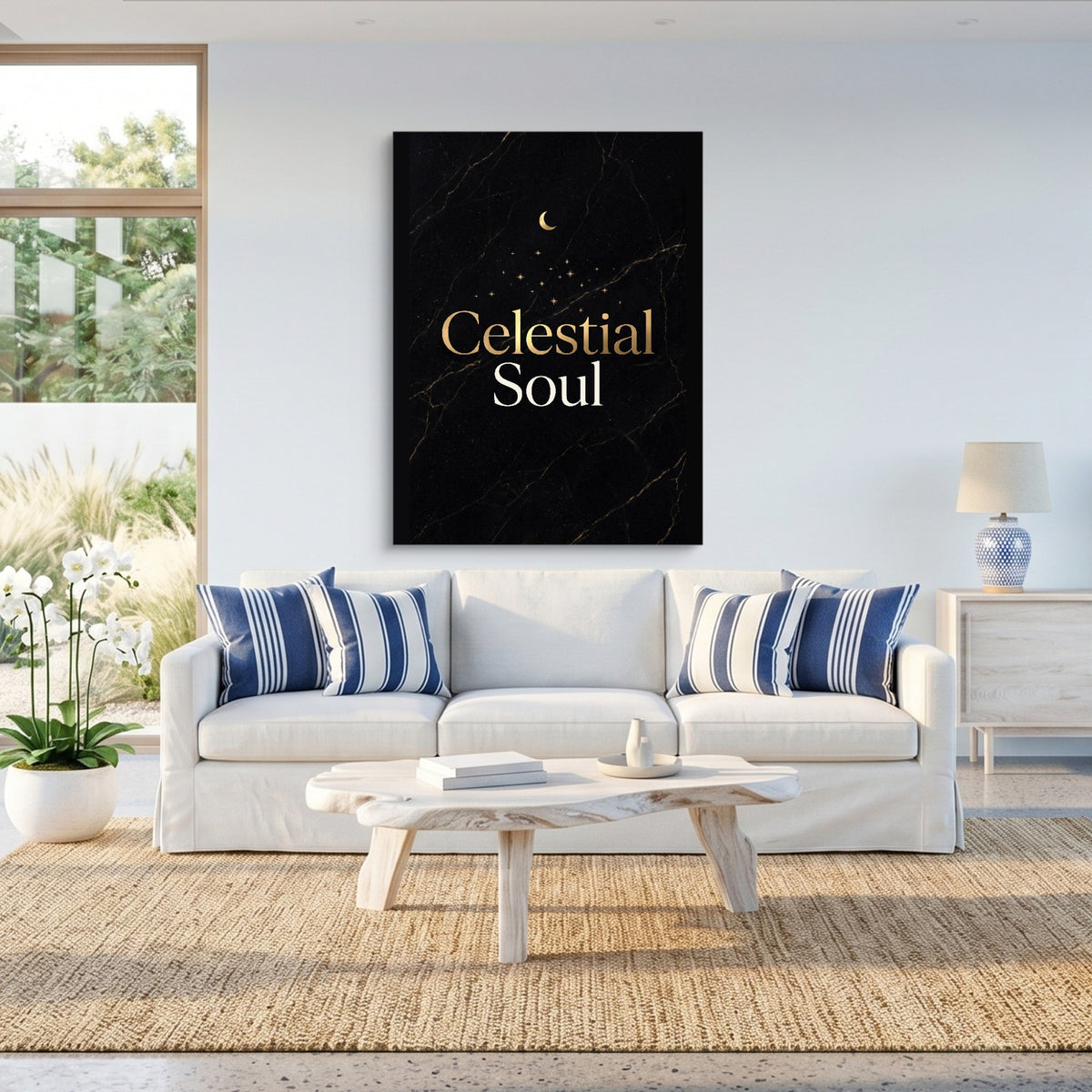 Celestial Soul — celestial soul sq beach house 1port flush print