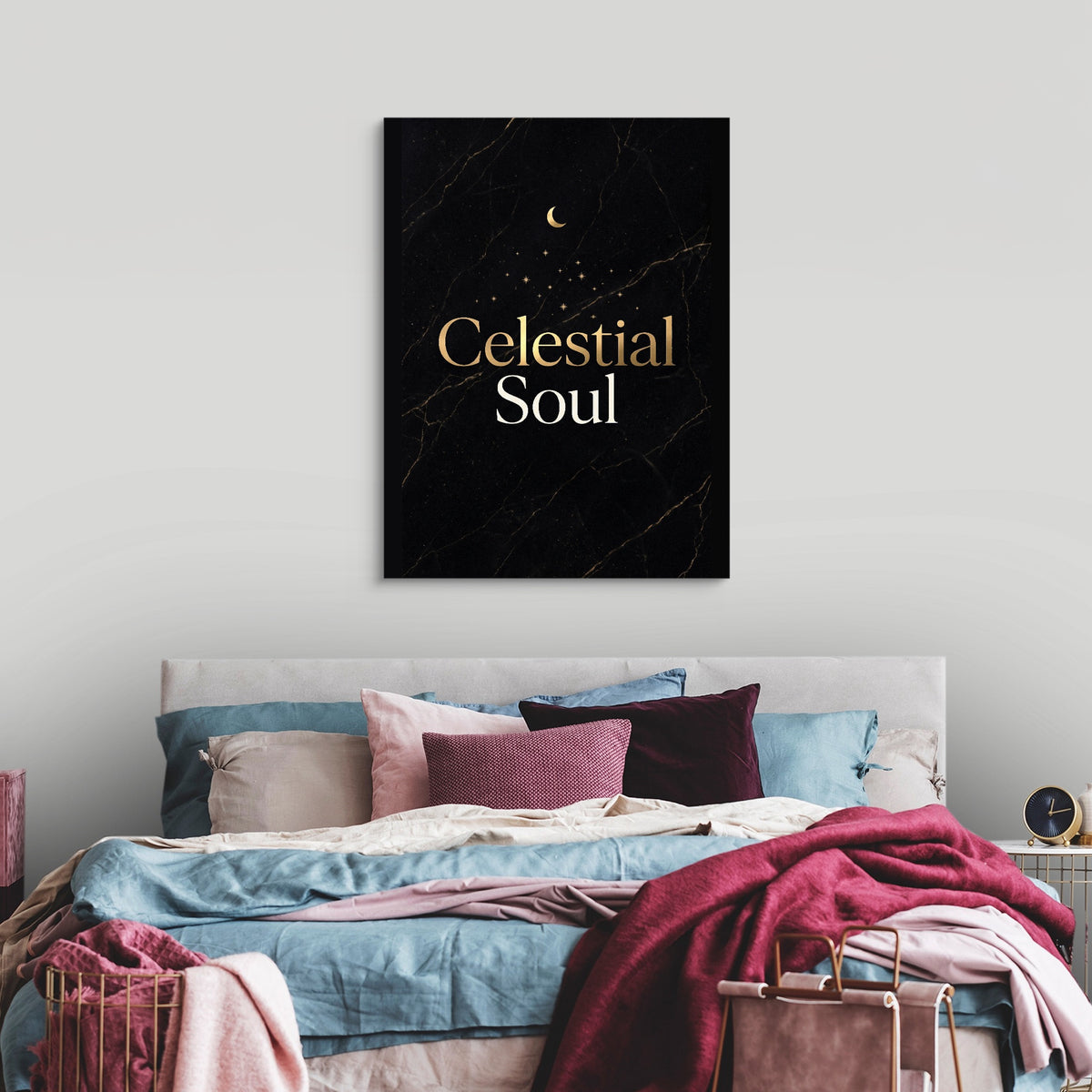 Celestial Soul — celestial soul sq luxury bedroom 1port flush print