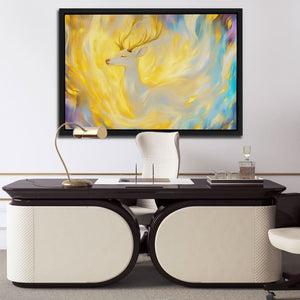 Celestial Stag - Luxury Wall Art