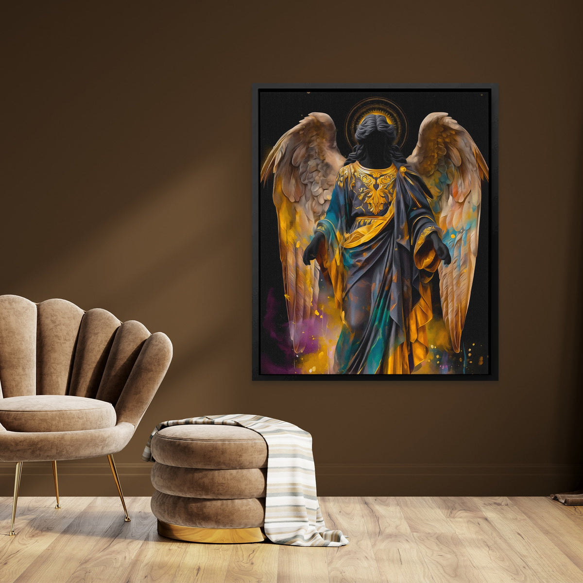 Celestial Wings Portrait - Luxury Wall Art