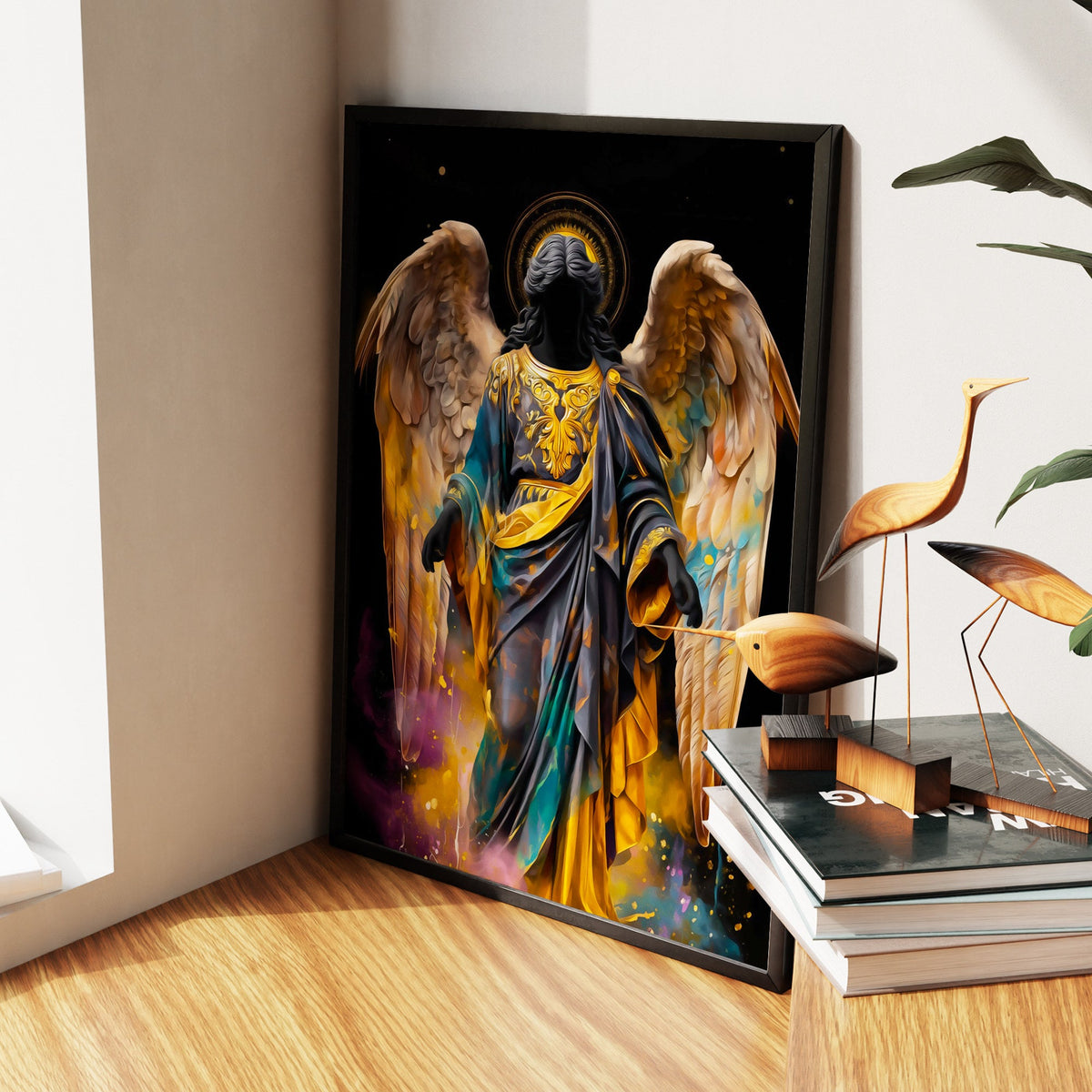 Celestial Wings Portrait - Luxury Wall Art