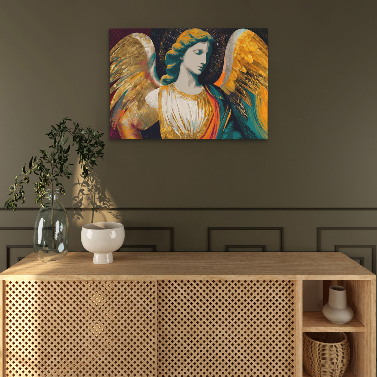 Celestial Wings Unfurled - Luxury Wall Art