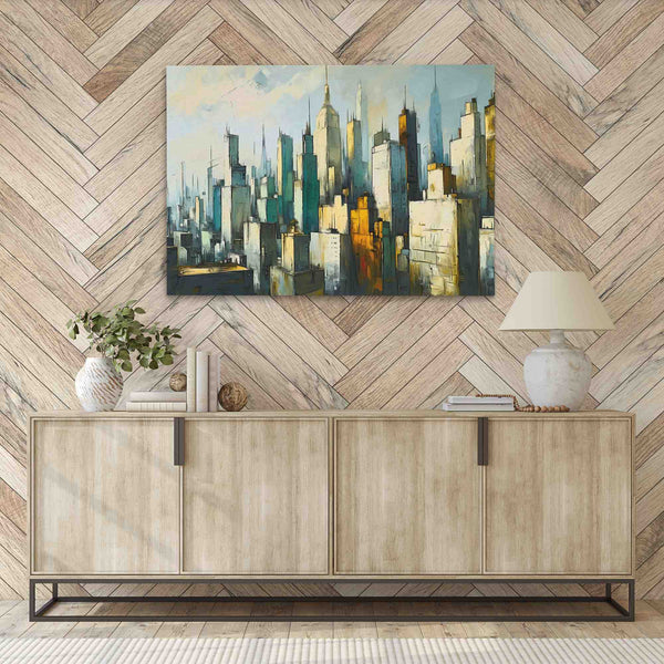 Cement Jungle in a room