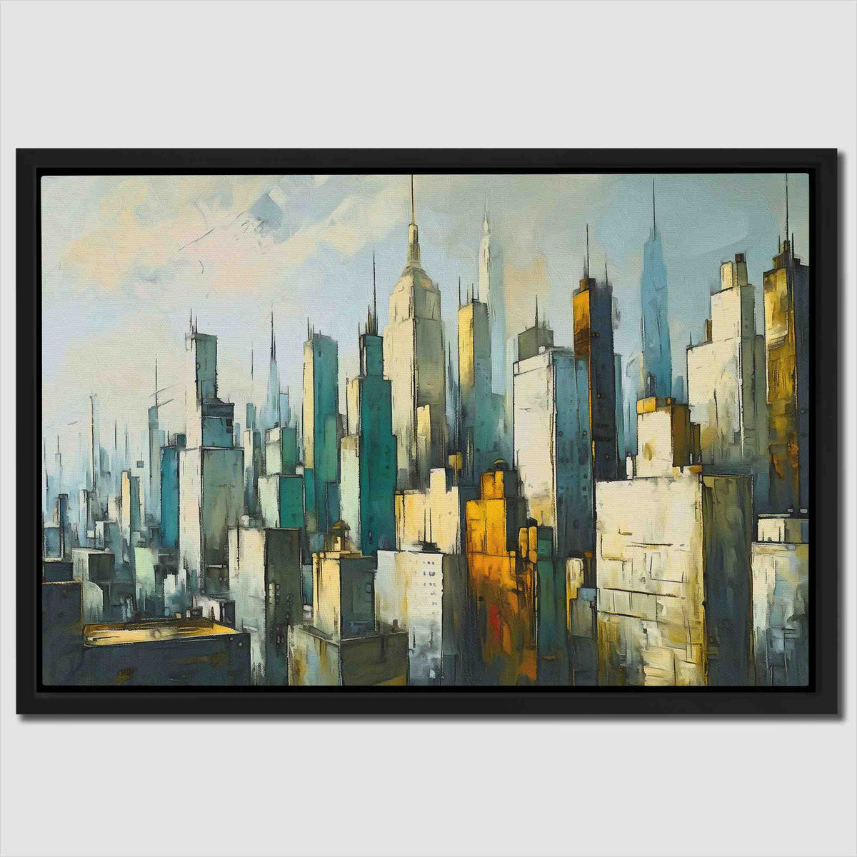 Cement Jungle - Green Wall Art